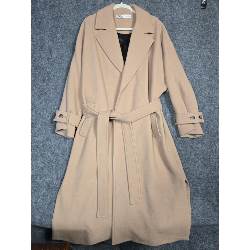 Zara Tan Women's Coat - Picture 13 of 14